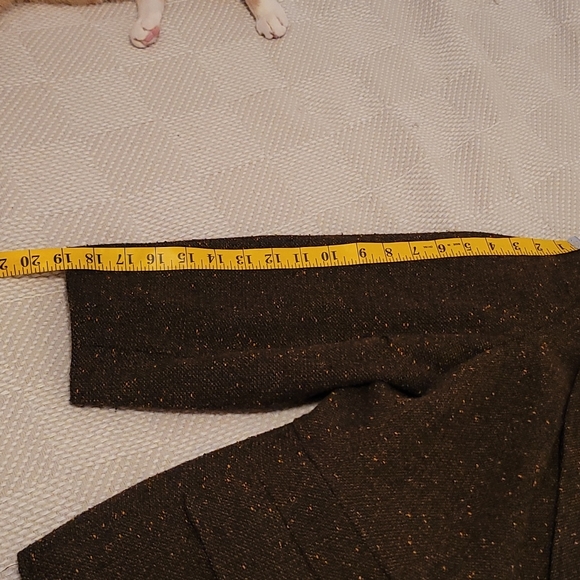 Brown tweed lined jacket 18W - Picture 6 of 8